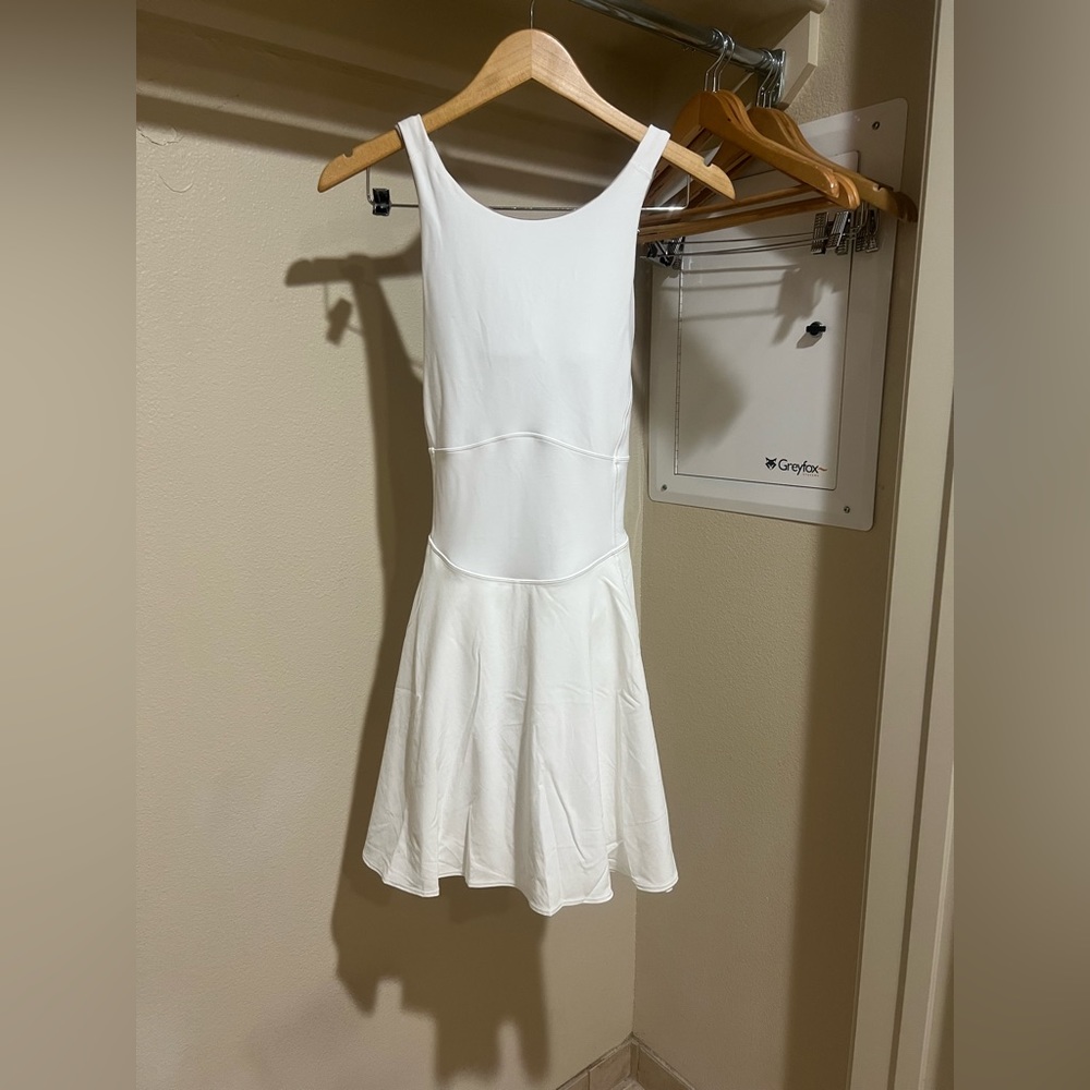 White tennis dress